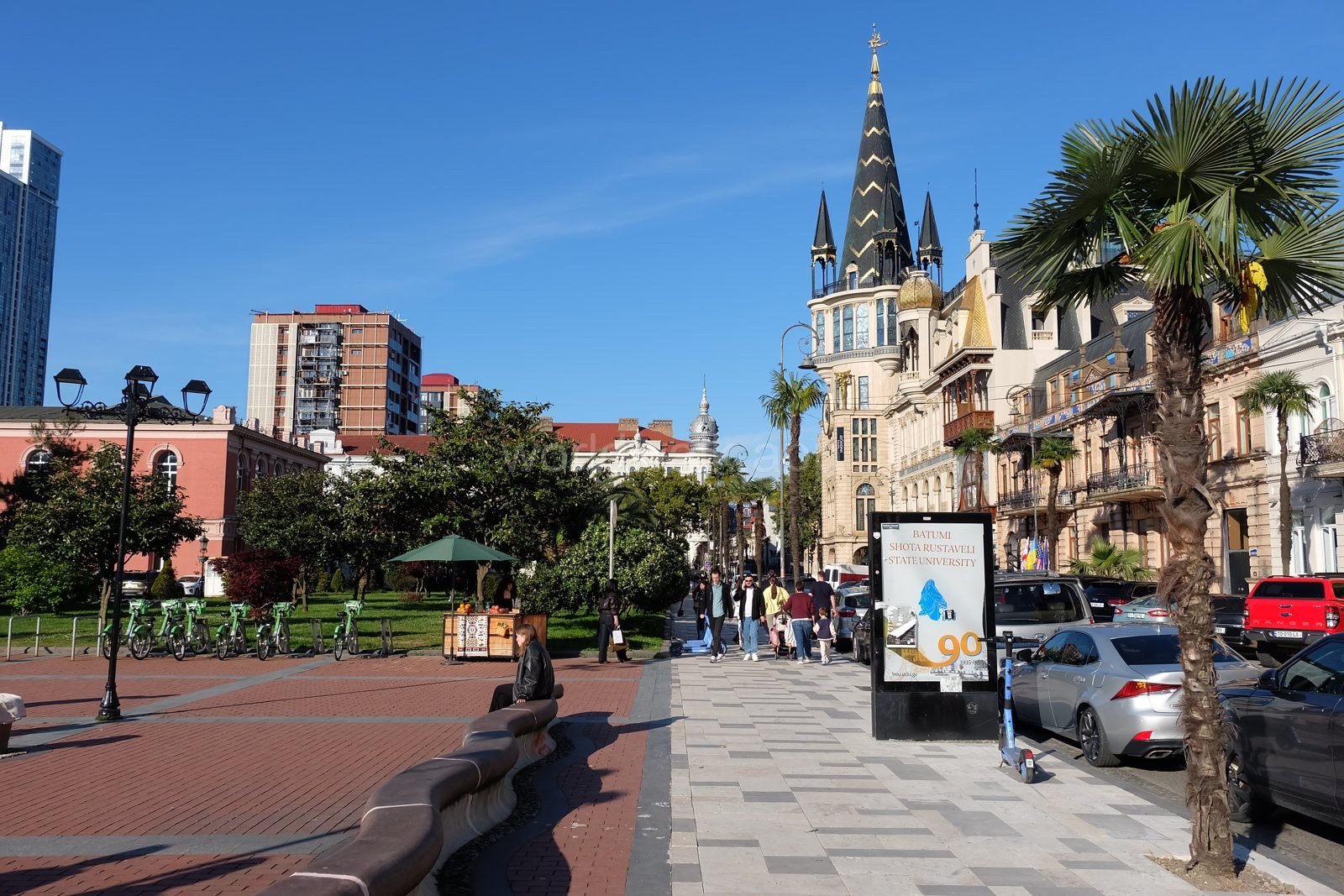 Batumi audio walking tour in Telegram