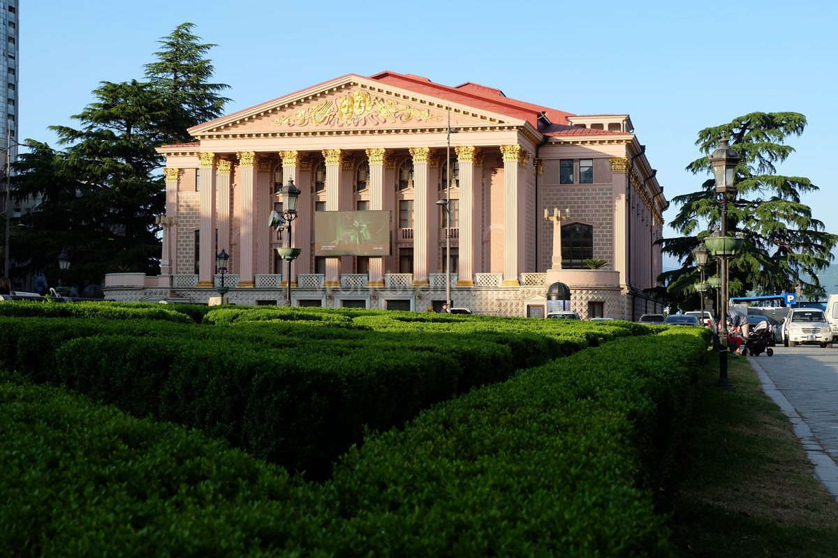 Batumi Old Town street — walking is the right choice for the historic centre