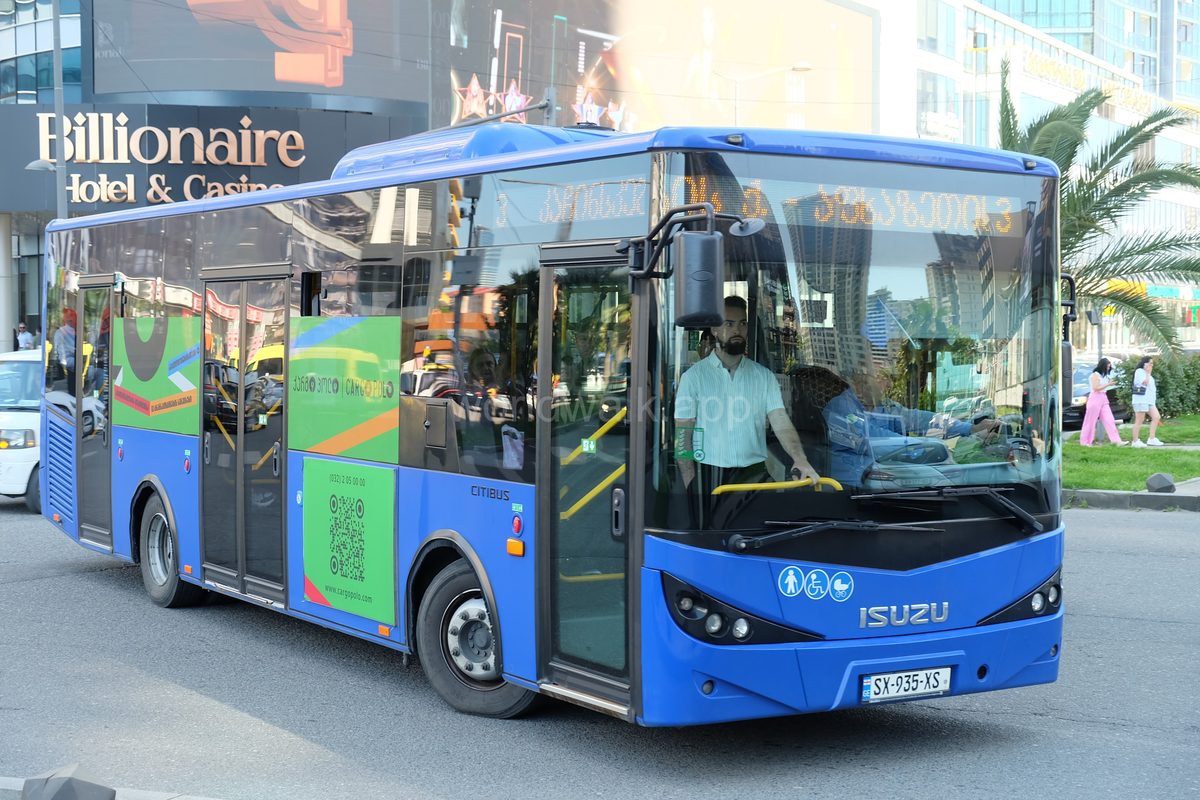 Batumi city — municipal buses connect the centre with wider destinations