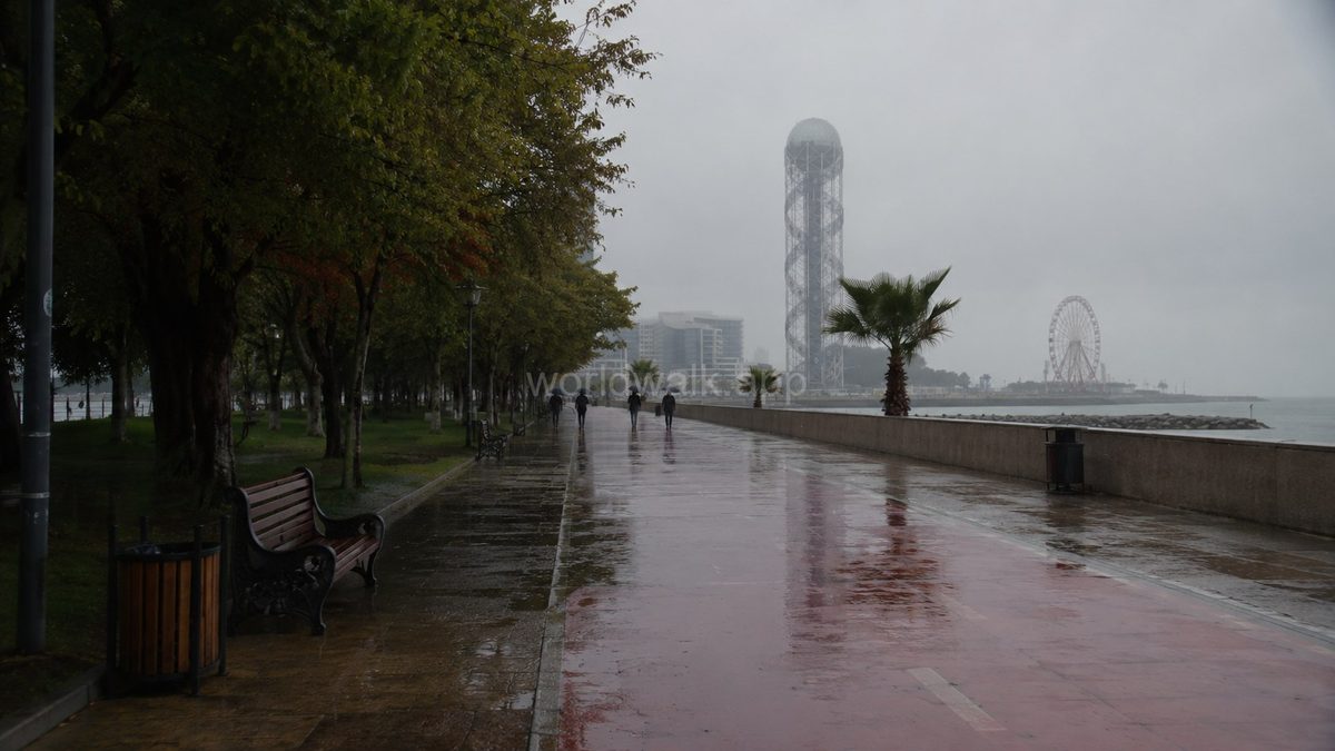 Georgian wine and food in Batumi — a rainy day is perfect for a long slow meal